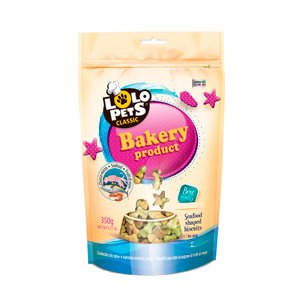 Biscuiti pentru Caini cu Fruncte de Mare in Doypack 350 g