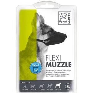 Zgarda cu sistem de semi-choke, neagra, ajustabila, 2.5 cm x 41-56 cm