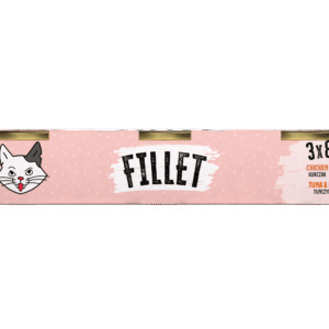 Recompensă umedă pentru pisici adulte Mr. Bandit Cat MIX Fillet,, pui, ton, ton cu și dovleac, 3x80g