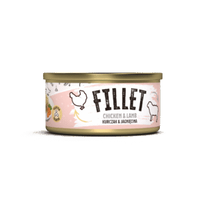 Recompensă umedă pentru pisici adulte Mr. Bandit Fillet, pui și miel, 80g