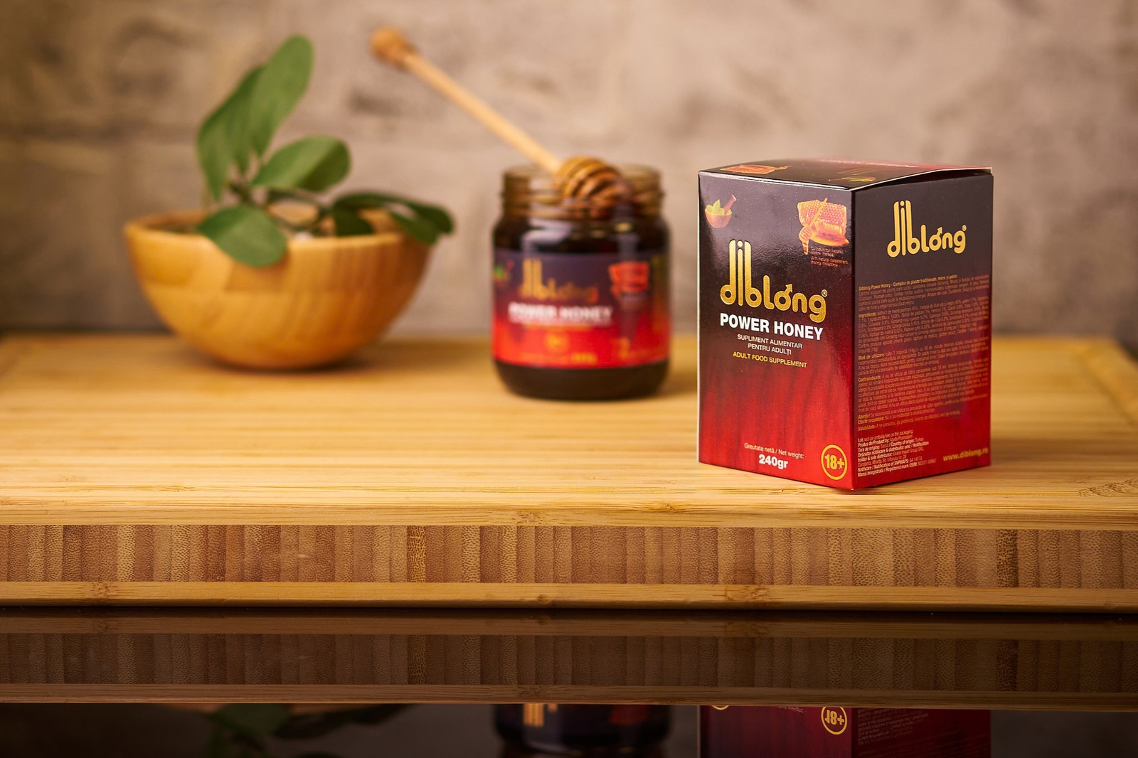 Diblong Miere Power Honey, borcan 240 g – supliment alimentar pentru adulți - imagine 5