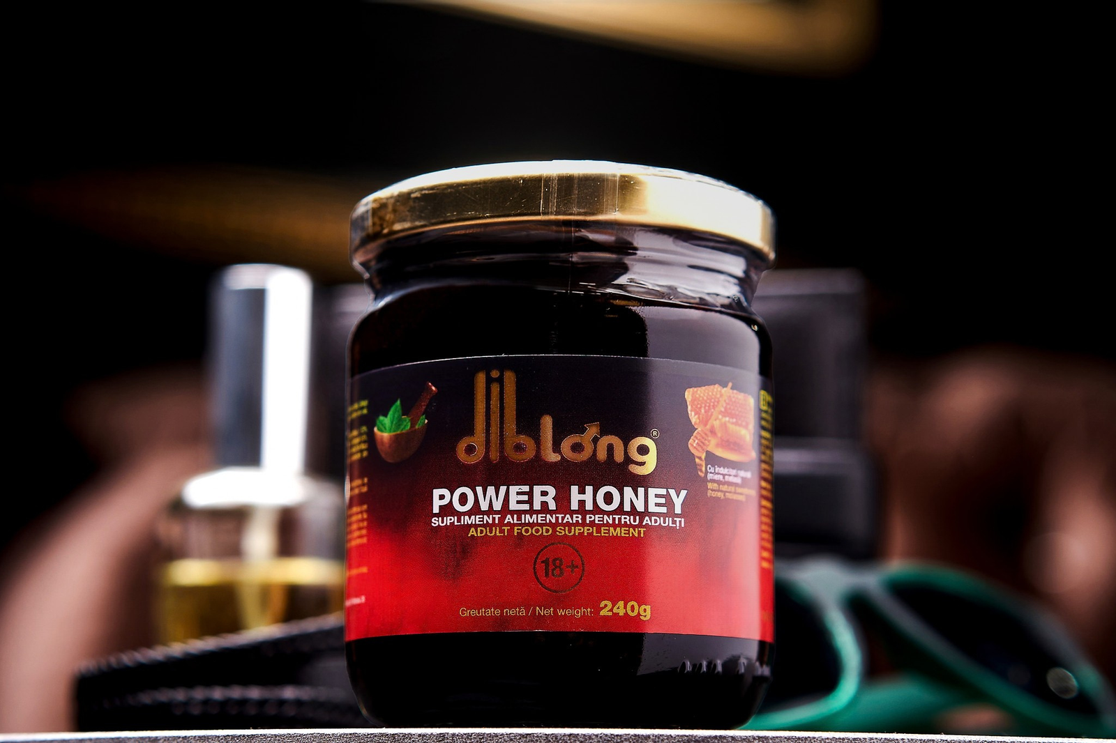 Diblong Miere Power Honey, borcan 240 g – supliment alimentar pentru adulți - imagine 6