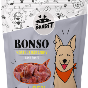 Recompense pentru caini Mr. Bandit BONSO, oase de miel, 500g