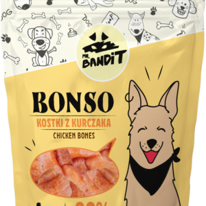 Recompense pentru caini Mr. Bandit BONSO, oase de pui, 500g