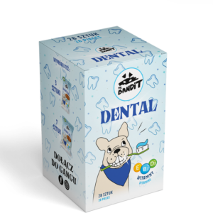 Recompense pentru caini Mr. Bandit DENTAL STICKS, 28 buc