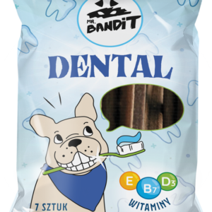 Recompense pentru caini Mr. Bandit DENTAL STICKS, 7 buc