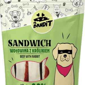 Recompense pentru caini Mr. Bandit SANDWICH with rabbit 500g