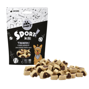 Recompense pentru caini Mr. Bandit SPORT MINI, miel, 150g