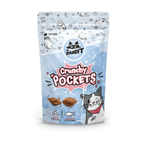 Recompense pentru pisici Mr. Bandit CAT Crunchy Pockets, somon, 40 g