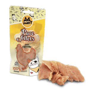 Recompense pentru pisici Mr. Bandit CAT Pure Fillets, piept de pui, 30 g
