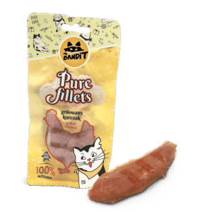 Recompense pentru pisici Mr. Bandit CAT Pure Fillets, pui la gratar, 30 g