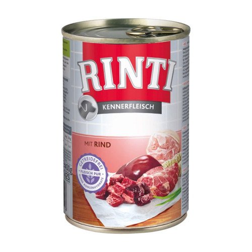 Hrana umeda pentru caini Rinti Adult cu vita 400 g