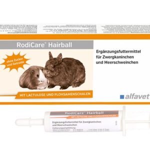 Rodicare Hairball: supliment digestiv pentru rozătoare, 3 x 12 ml: lactuloză, ananas