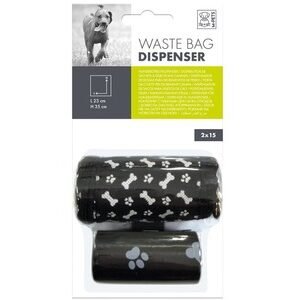Saci menajeri, cu suport moale din material textil, M-PETS, 23x35 cm, 2x15 saci