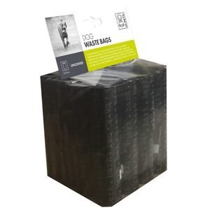 Saci menajeri pentru caini, negru, set 32 x 15 buc