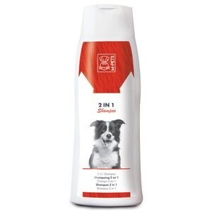 Sampon pentru caini 2 in 1, sampon si balsam, M-PET, 250ml