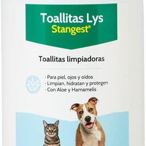 Șervețele umede pentru animale de companie, cu Aloe și Hamamelis, LYS WIPES, 120 buc