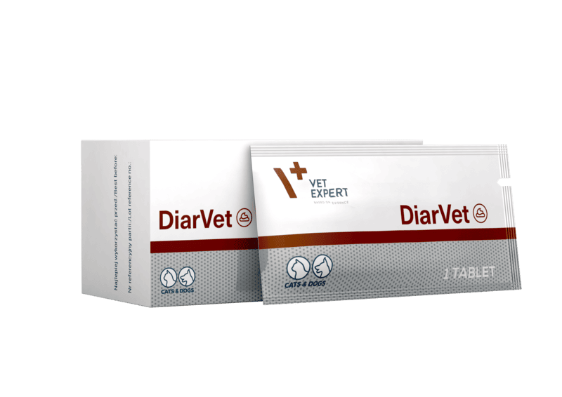 Soluție avansată pentru diaree la câini și pisici, DiarVet, Vet Expert, 30 tablete