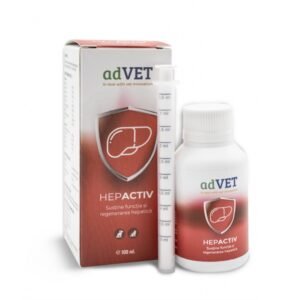 Supliment hepatic pentru câini și pisici HepActiv soluție orală, 100 ml