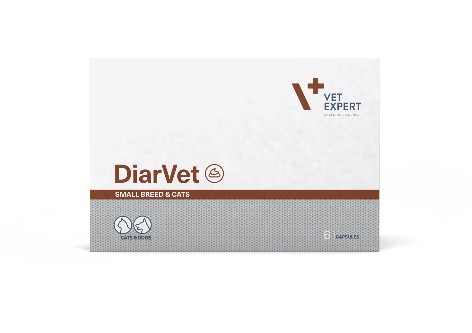 Supliment pentru caini si pisici cu diaree Vet Expert DiarVet Twist-Off, 2 x 6 capsule