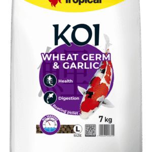 TROPICAL-Fish-KOI Wheat germ & garlic pellet L- 7KG