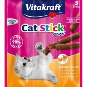 Vitakraft Baton Pisica Mini Curcan/Miel 3 Buc