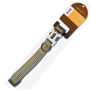 Walkit Zgarda Caine Tubular Multicolor L 2.5 X 40-66 cm Galben/Albastru