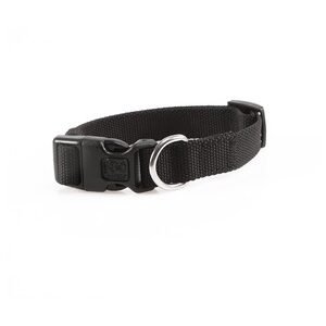 Zgarda caini, neagra, ecologica, reglabila, 40-60 cm x 2 cm