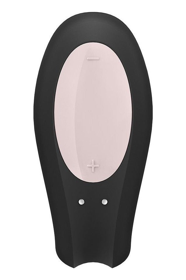 Vibrator pentru cuplu U-shape Satisfyer Double Joy cu 10 moduri de vibratii, 2 motoare si aplicatie smart, incarcare USB, negru - imagine 4