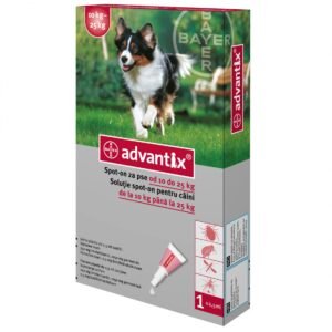 Advantix solutie antiparazitara pentru caini intre 10-25 kg, 1 pipeta