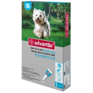 Advantix solutie antiparazitara pentru caini intre 4-10 kg, 1 pipeta