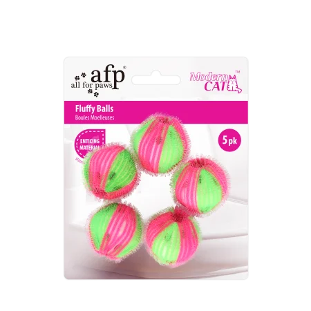 Afp Modern Cat Fluffy Balls Set 5 Buc