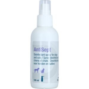 AntiSept spray antiseptic pentru câini și pisici: 0.05% clorhexidină, 100 ml
