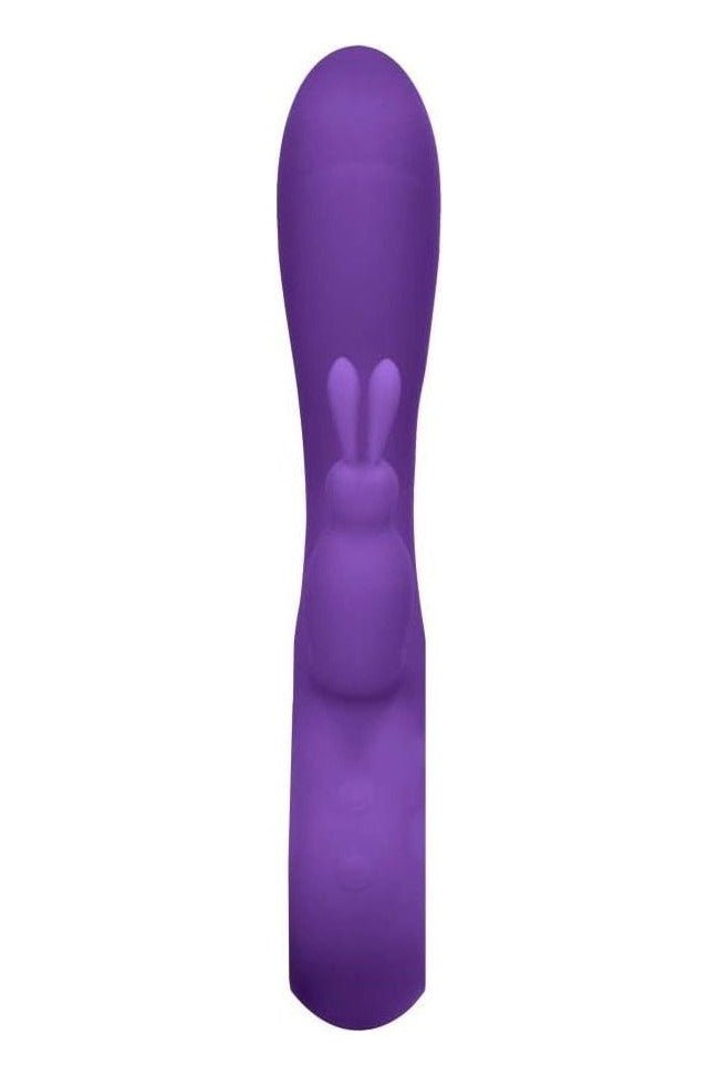 Vibrator Rabbit BELLA cu 36 moduri de vibratii si incarcare USB, flexibil, silentios, silicon premium, mov - imagine 2
