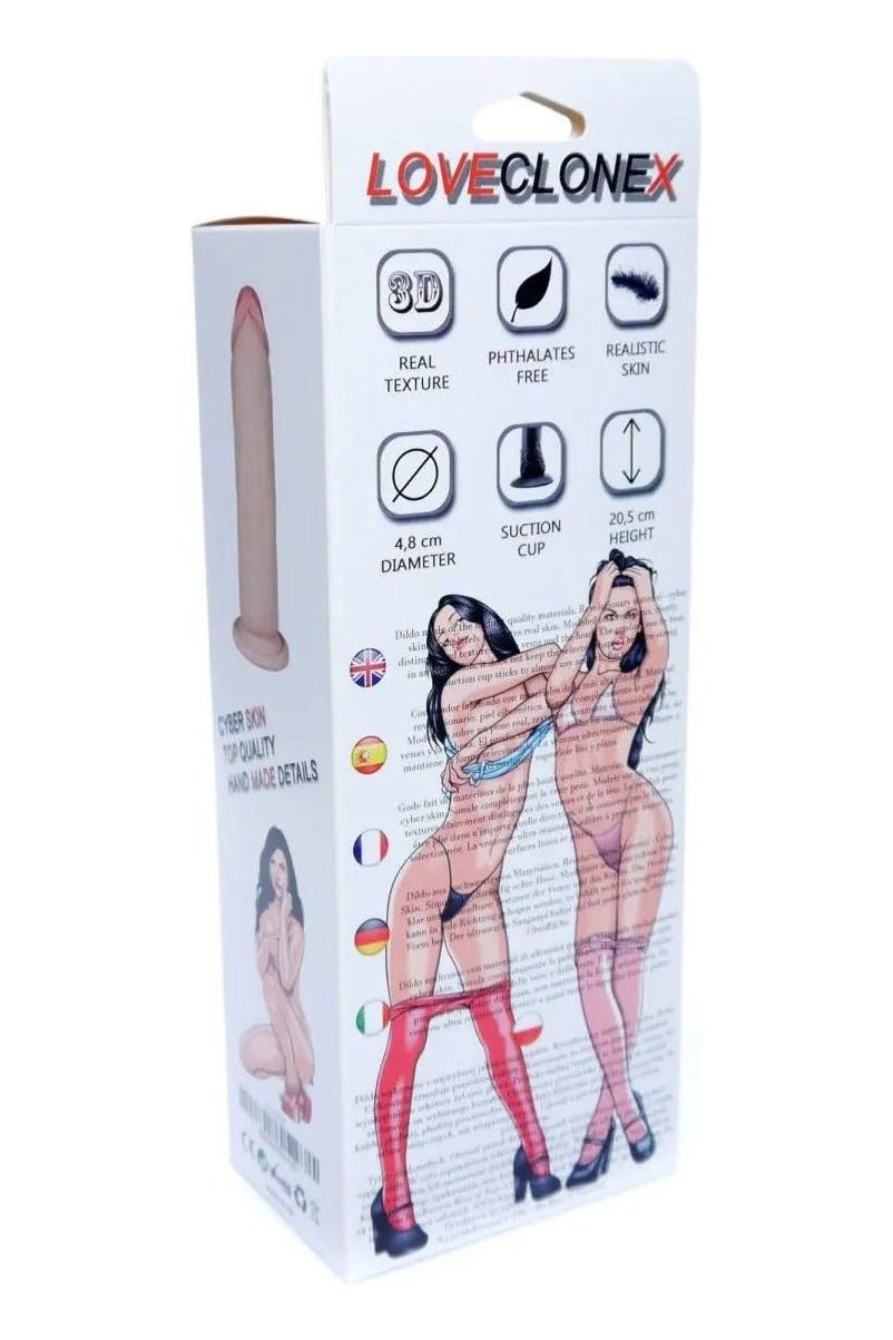 Dildo realistic POTOS LOVECLONEX 17.5 cm, flexibil - imagine 5