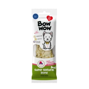Bow Wow Recompensa Super Natural Bone cu Burta de Vita si Fructe de Padure 24 Gr