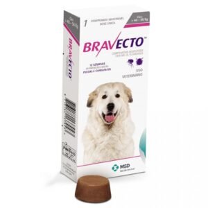 Antiparazitar extern pentru caini intre 40-56 kg Bravecto, 1 tableta (1400 mg)