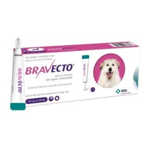 Antiparazitar extern pentru caini intre 40-56 kg Bravecto Spot On, 1 pipeta