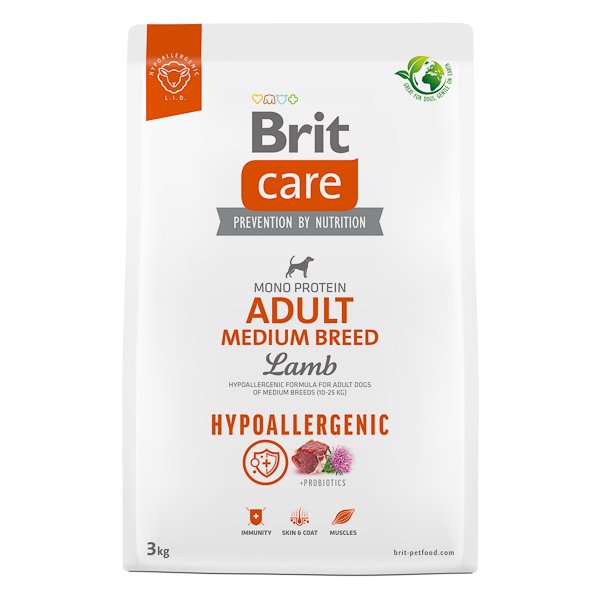 Brit Care Dog Hypoallergenic Adult Medium Breed 1 kg