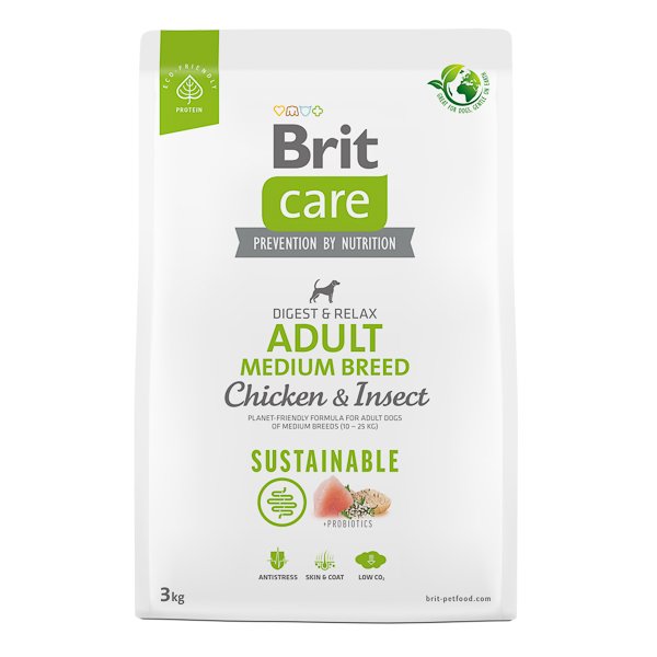 Brit Care Dog Sustainable Adult Medium Breed 1 kg