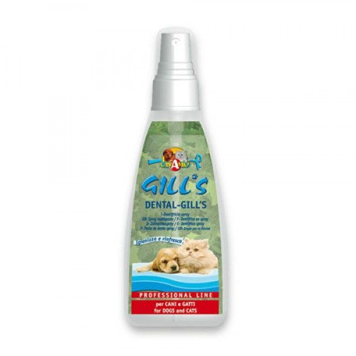 Spray dentar pentru animale Gill's: 100 ml, igienă orală câini și pisici
