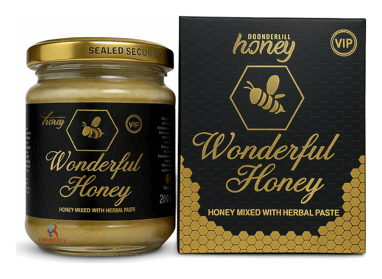 Wonderful Honey Miere Afrodisiac Naturala, Potenta Barbati si Libido Femei, Supliment Natural pentru Performanta Sexuala, 240 gr