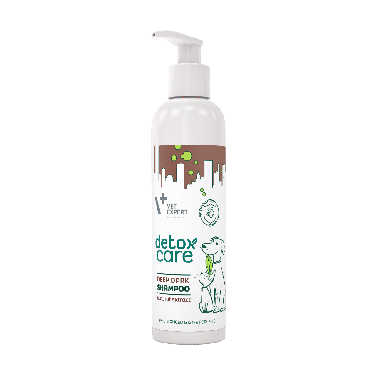 SAMPON DEEP DARK DETOX CARE Vet Expert, 250ML