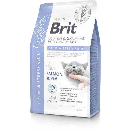 Hrana uscata pentru pisici Brit Grain Free VD Calm & Stress 2kg