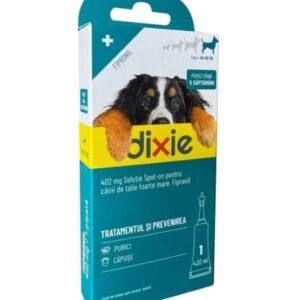Antiparazitar extern pentru caini intre 40-60 kg Dixie Spot On XL, 1 pipeta