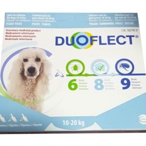 Antiparazitar extern pentru caini Douflect Dog M (10-20 kg), 3 pipete
