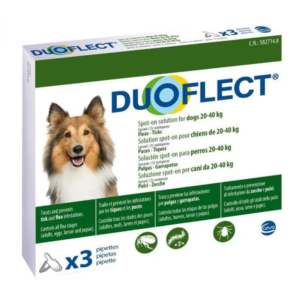 Antiparazitar extern pentru caini intre 20-40 kg Douflect Dog L, 3 pipete