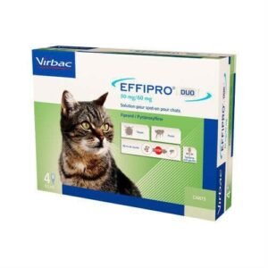 Solutie antiparazitara pentru pisici EffiPro Duo, 1 pipeta