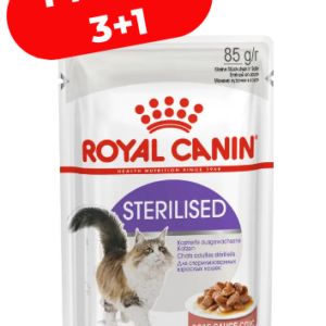 Royal Canin Felin Plic Sterilised 85 g Promo 3+1