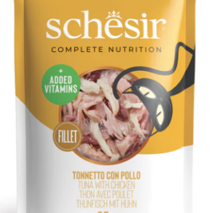 Schesir Cat Plic Ton/Pui In Jelly 85 g